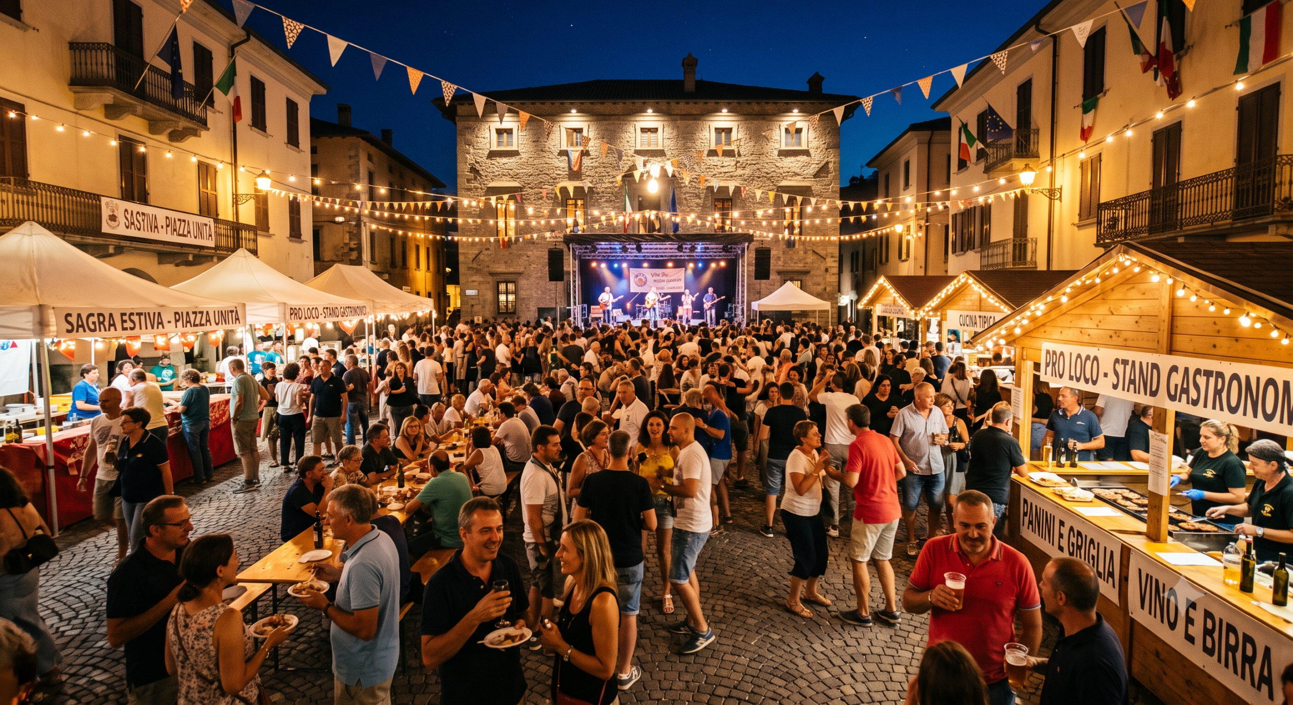 festa in piazza gestita con il no code
