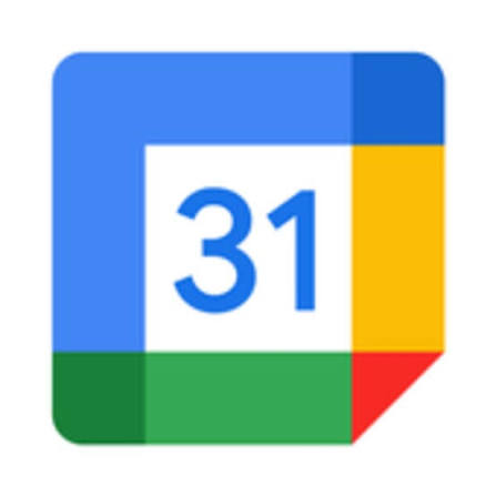 Google Calendar app icon displaying the date 31 with blue, green, yellow, and red accents.