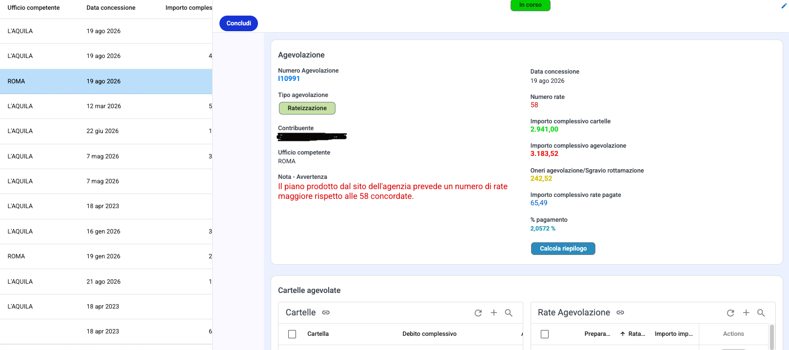 Impostare una vista dati con GWApps